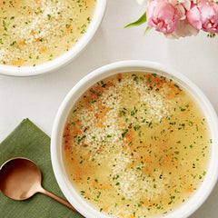 KIDU Barilla Pastina cooked texture in soup-ready bowls for kids.
