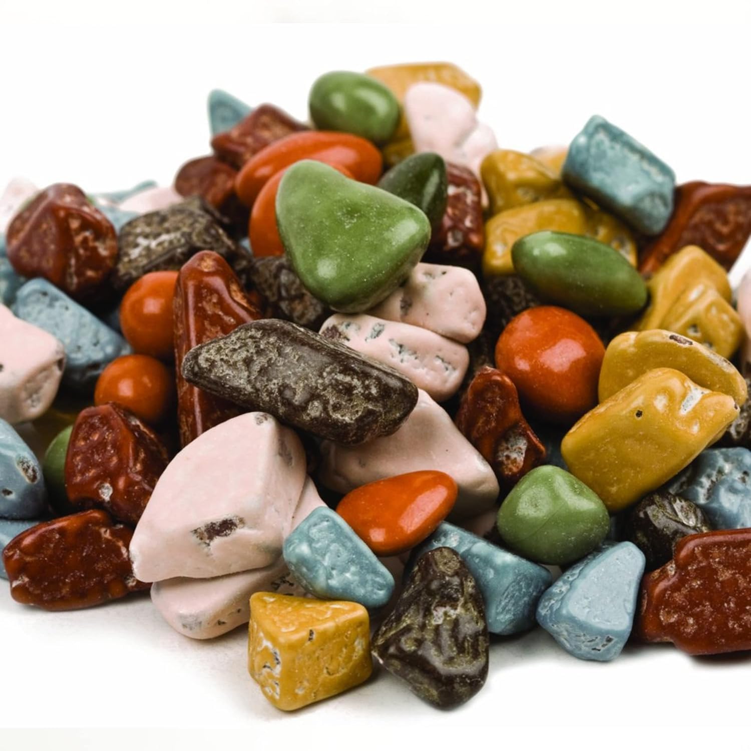 KIDU Chocolate Rocks bulk packaging close-up showing resealable design