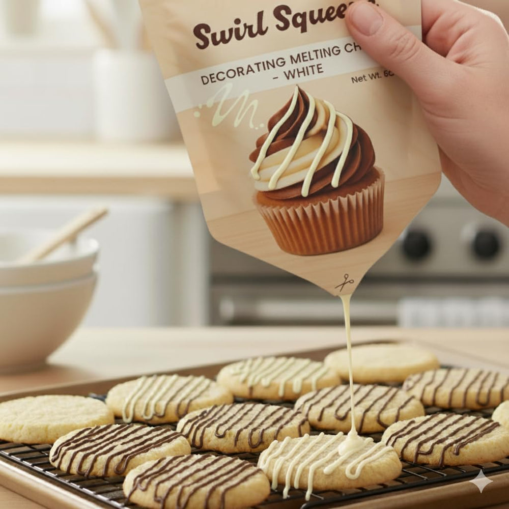 KIDU ready-made coating for dipping pretzels, strawberries, and more.