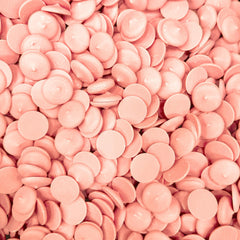 Finished dessert ideas using KIDU pink wafers for decorative drizzle.