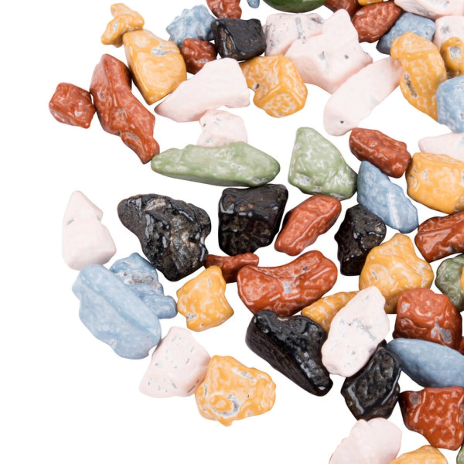 KIDU Textured rock appearance adds vibrant coating to desserts.