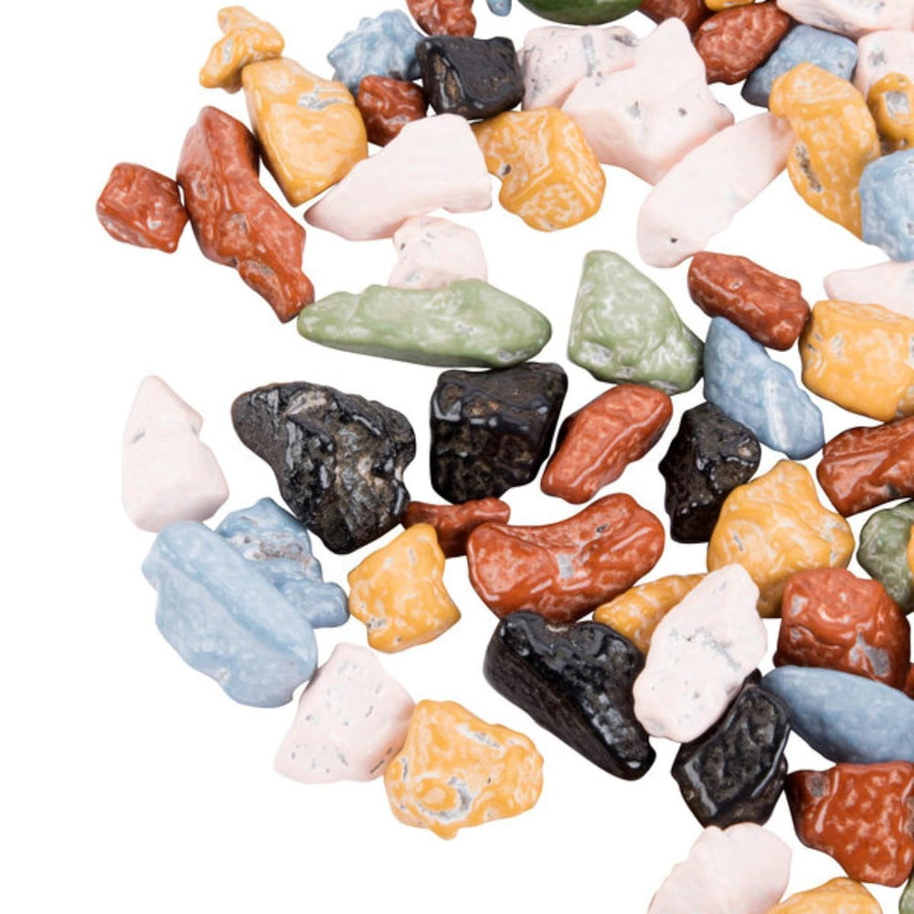KIDU Textured rock appearance adds vibrant coating to desserts.