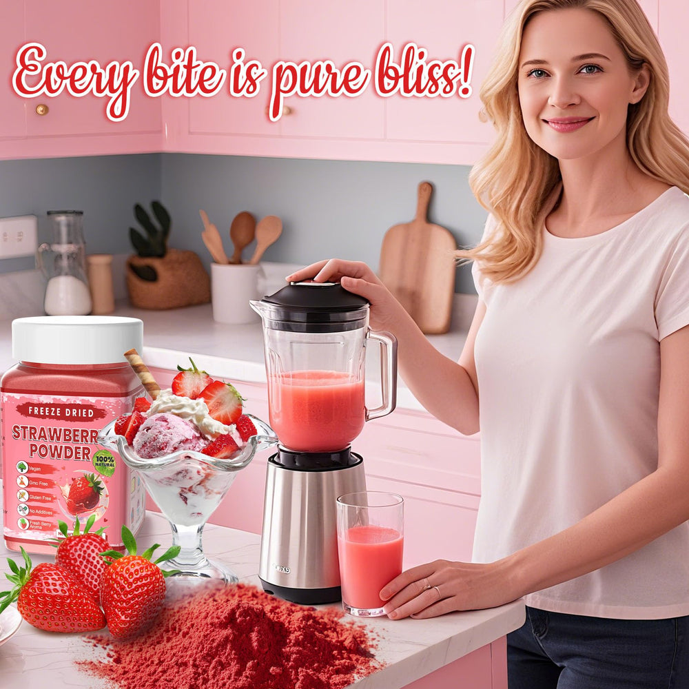 Kiigfood strawberry powder used in baking for strawberry aroma