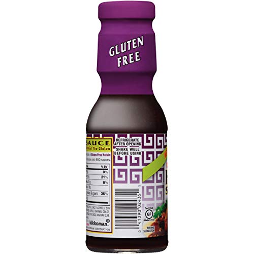 Kikkoman Gluten Free Hoisin Sauce label highlights gluten-free flavor