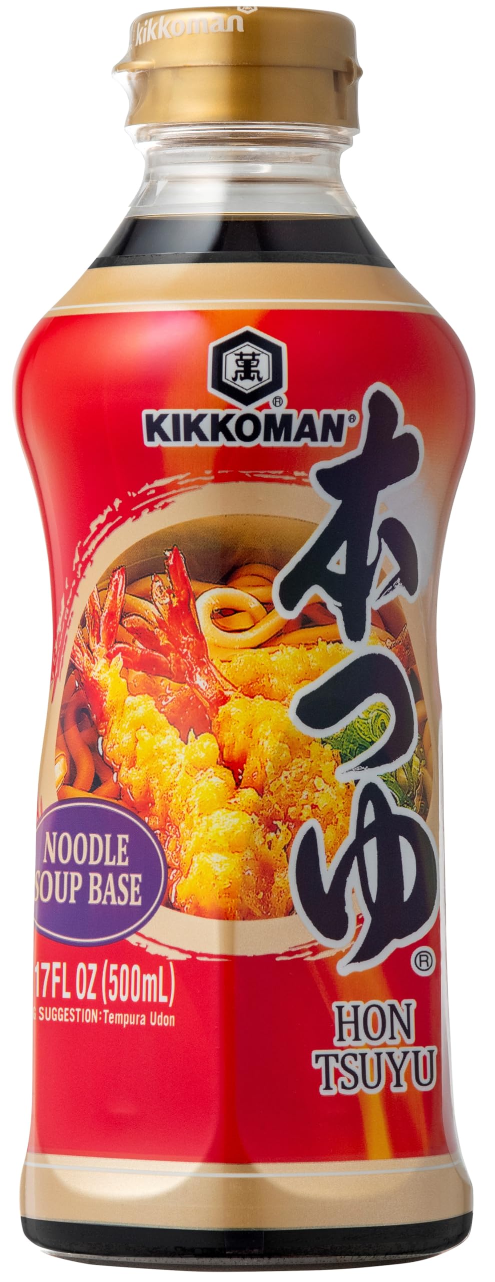 Kikkoman Hon Tsuyu bottle for quick ramen broth and flavorful noodle soups