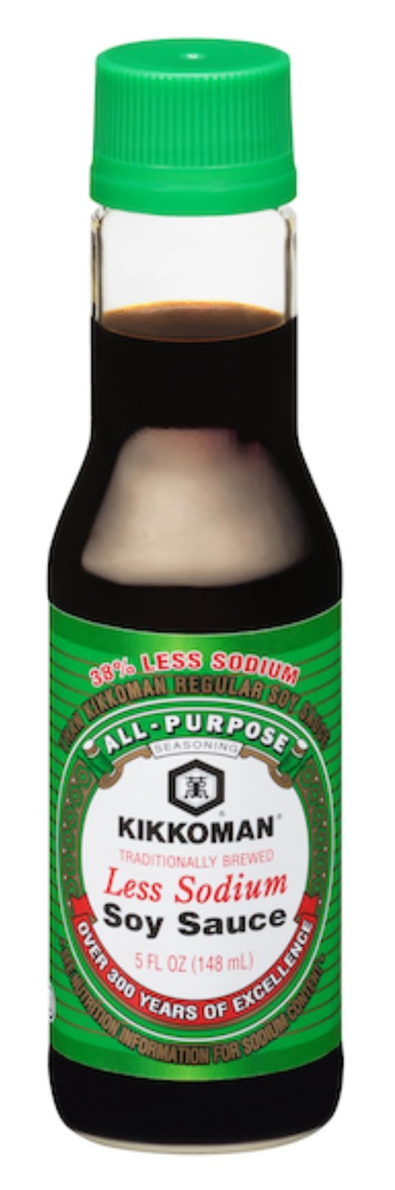 Kikkoman Less Sodium Soy Sauce bottle dipping dish adds depth to dips