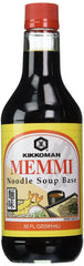 Kikkoman Memmi Sauce bottle ready for quick restaurant-style soups.