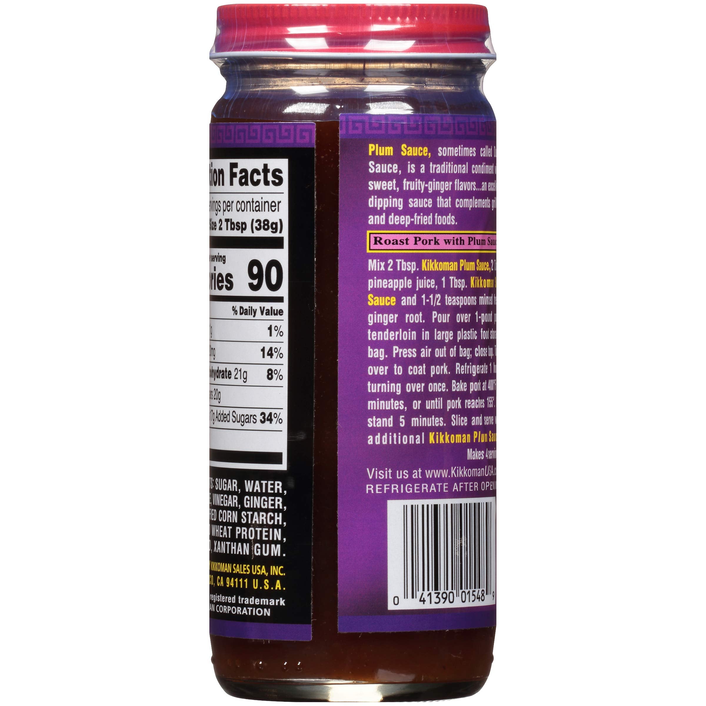 Kikkoman Plum Sauce used in a stir-fry for flavorful glaze