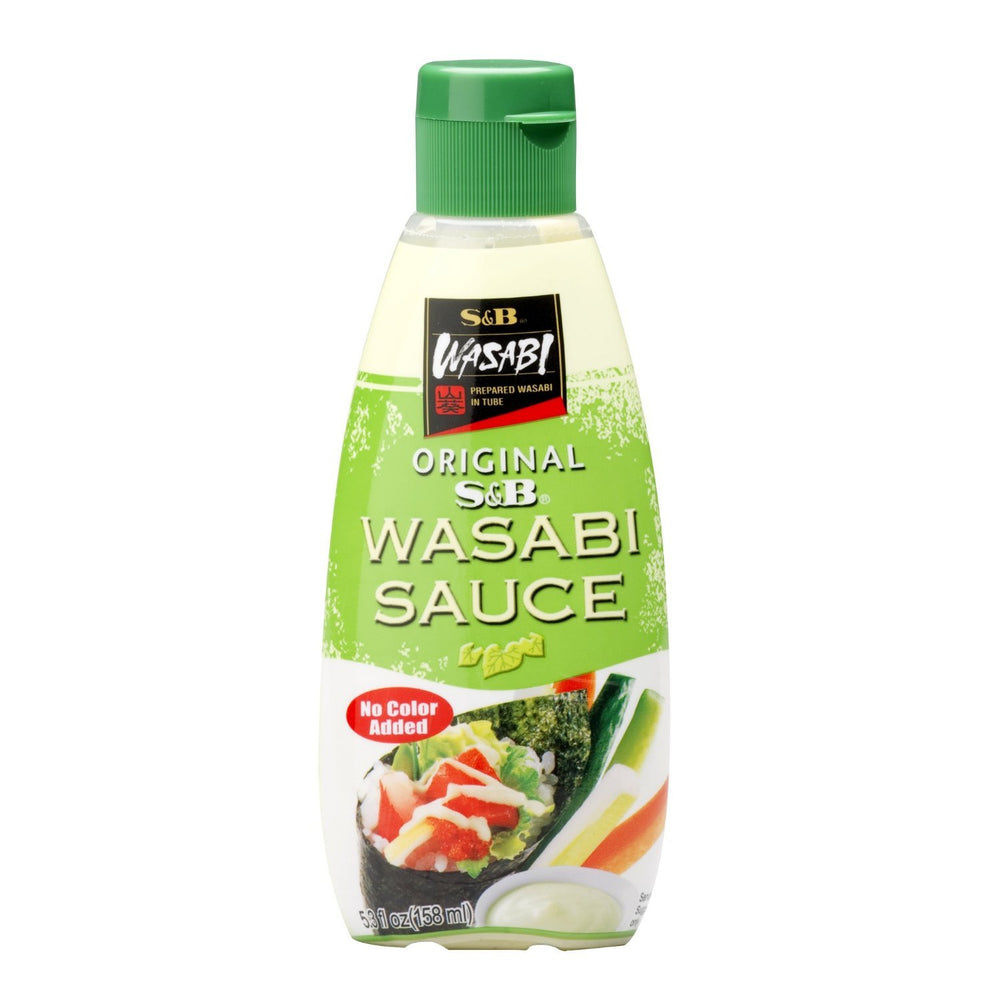 Kikkoman S&B Wasabi Sauce tube adds sharp heat to dips, sushi, and quick stir-fries.