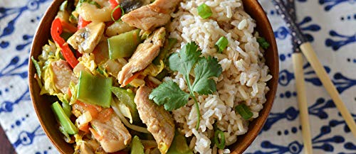 Fried rice seasoned with Kikkoman Sauce for authentic notes
