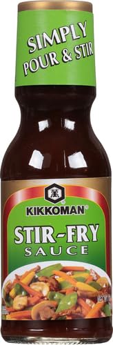 Stir-frying meat with Kikkoman Sauce for savory flavor