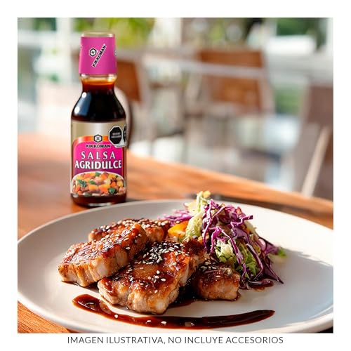 Kikkoman Sweet & Sour sauce glaze on roasted chicken for a glossy finish.