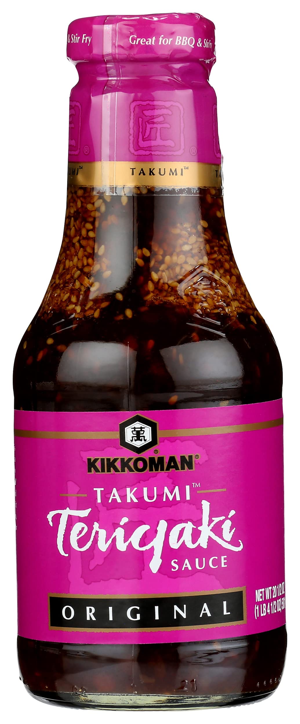 Kikkoman Takumi Teriyaki Sauce bottle for bold, versatile glazes and dipping at home
