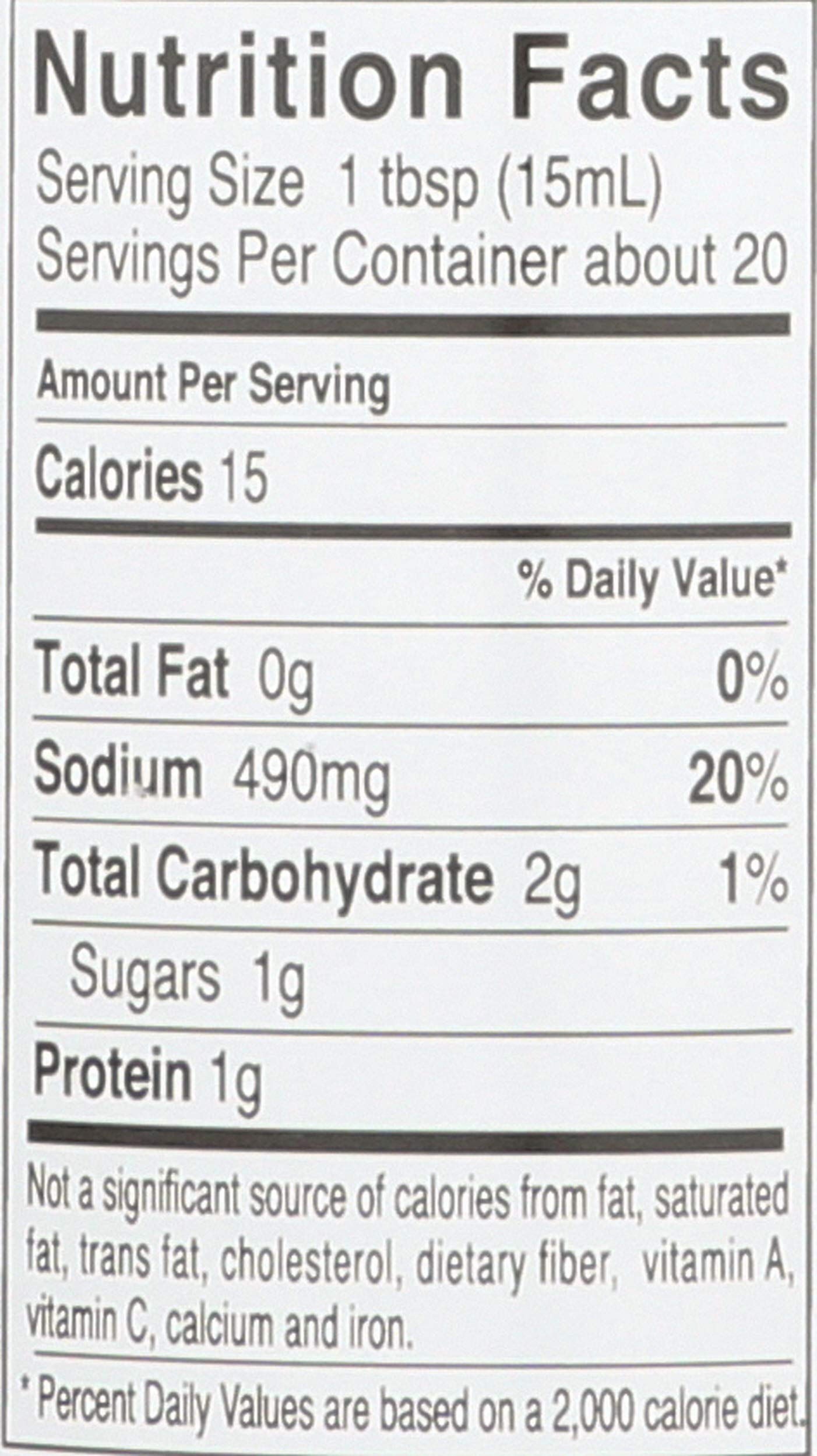 Kikkoman Tamari Gluten Free label close-up highlighting gluten-free sauce.