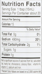 Kikkoman Tamari Gluten Free label close-up highlighting gluten-free sauce.