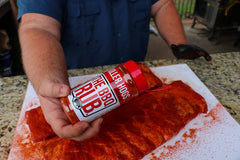 Killer Hogs BBQ Rub shaker top for quick, consistent seasoning