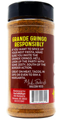 Killer Hogs Grande Gringo label signals premium USA-made ingredients.