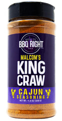 Killer Hogs King Craw bottle seasoning seafood with bold Cajun flavor.