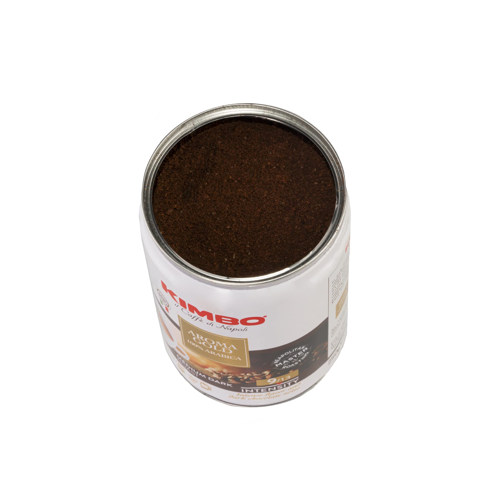 Kimbo Espresso Aroma Gold dark chocolate flavor notes for cappuccinos