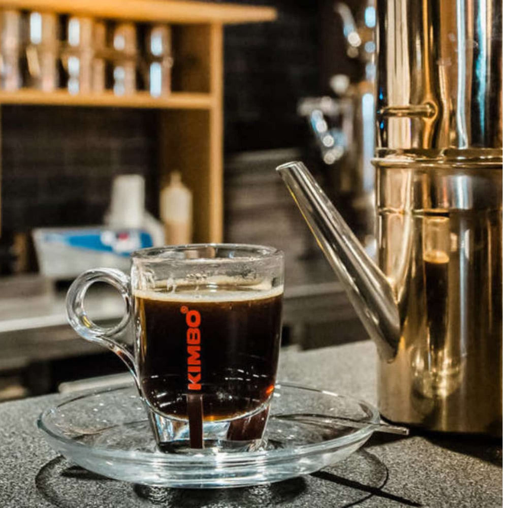 Kimbo Espresso Napoli espresso shot cup ideal for authentic Italian espresso