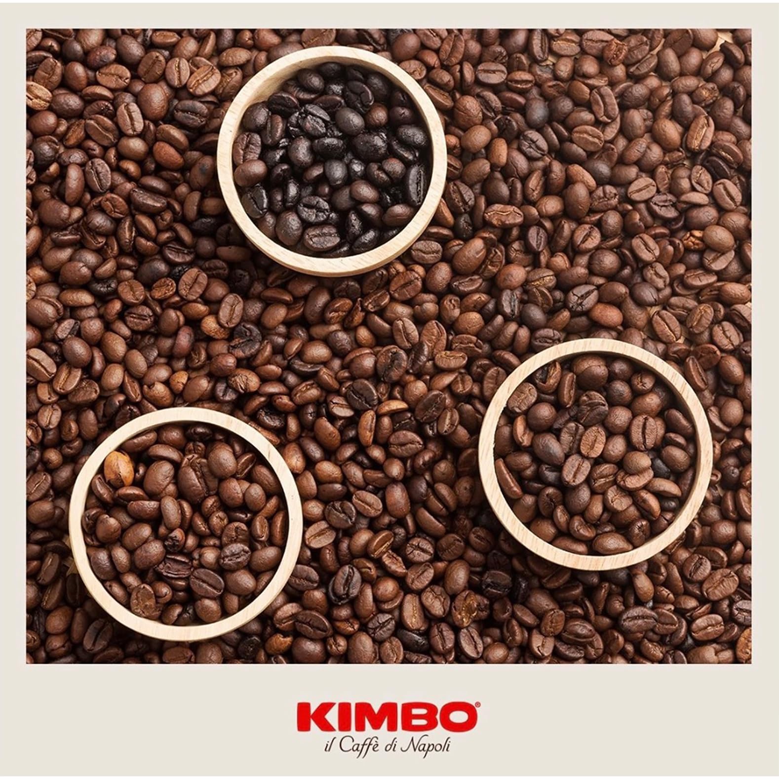Kimbo Espresso Napoli ground coffee grind closeup highlighting consistency