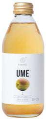 KIMINO DRINKS Sparlking Ume Juice in a sleek bottle offers a refreshing, citrusy pick-me-up