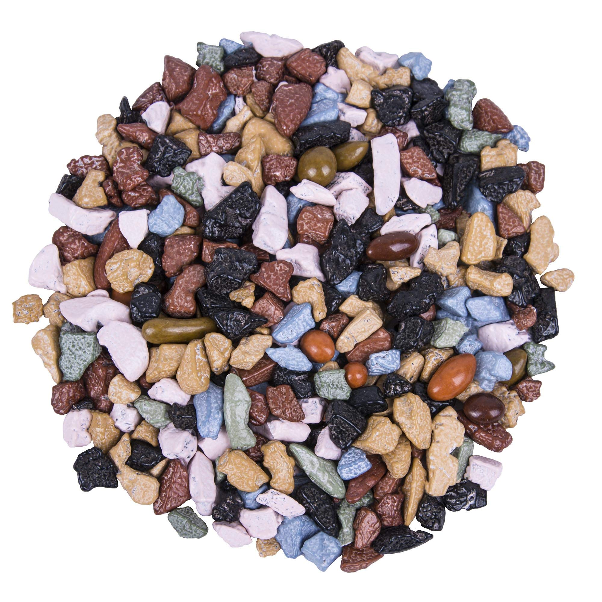 Kimmie Candy ChocoRocks chocolate rocks close-up highlighting glossy finish for cake toppers.
