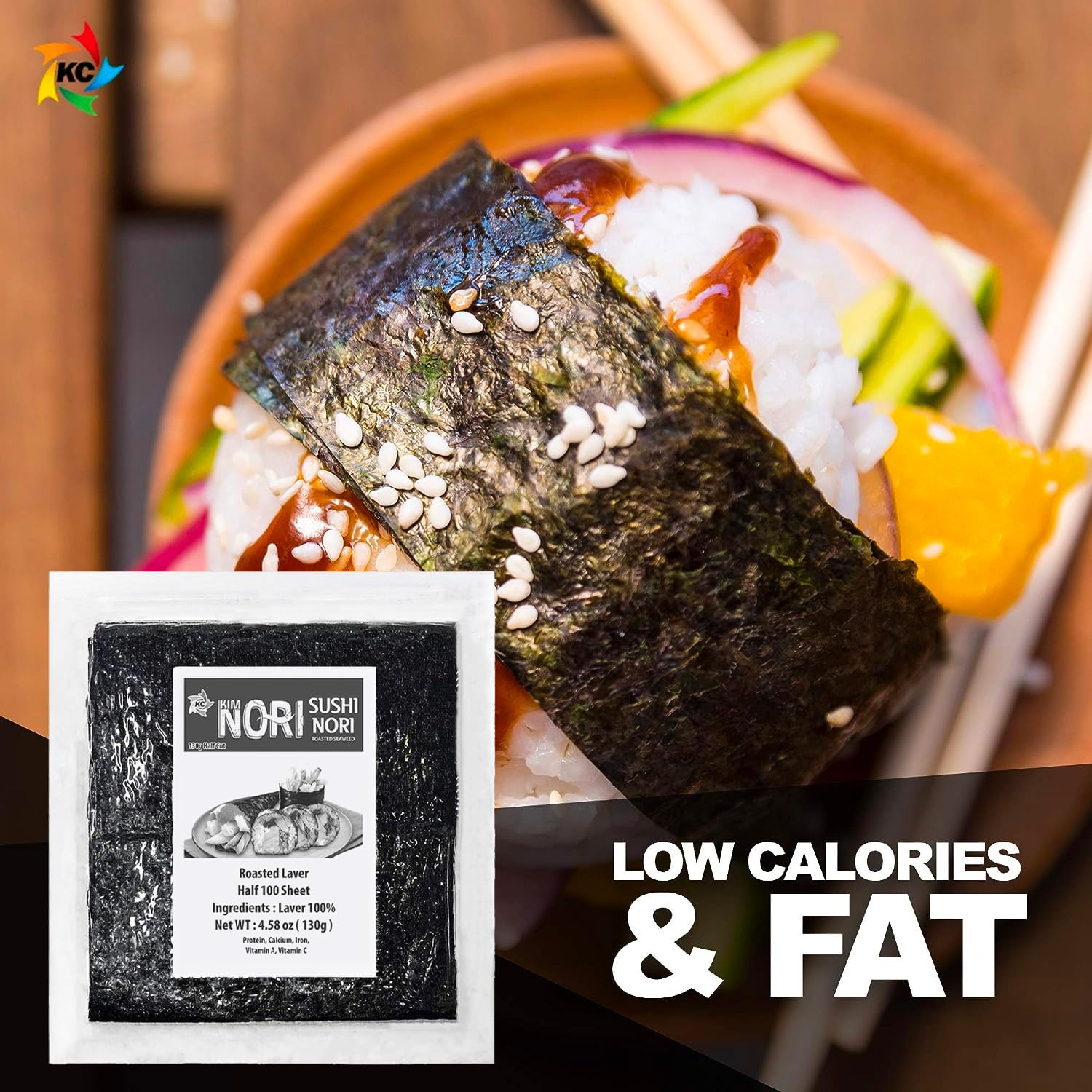 Kimnori 130g bulk package for family sushi nights