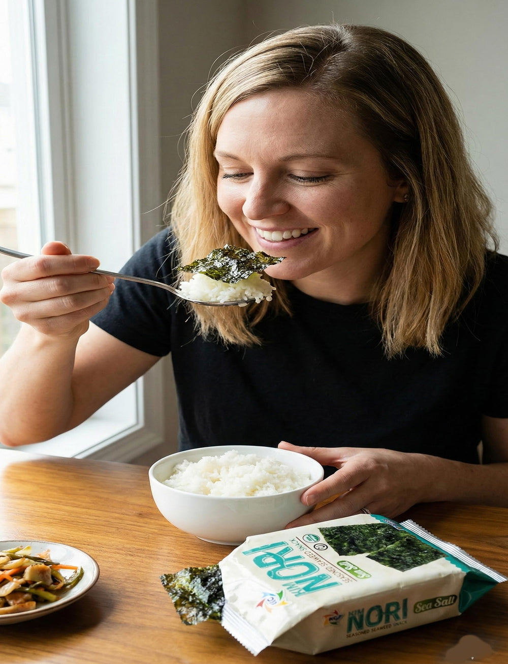 KIMNORI Sea Salt flavor pack for classic sushi prep and snacking.