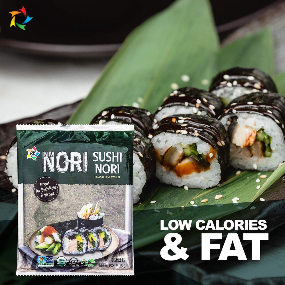 KIMNORI seaweed snack with natural, savory crunch