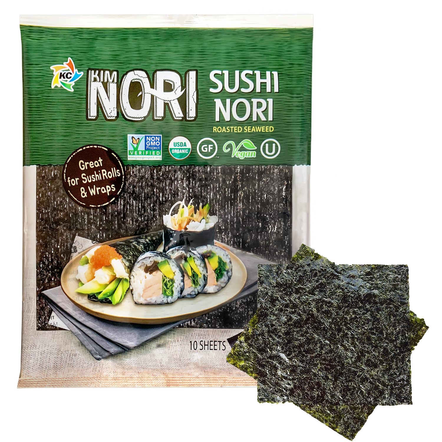 US-made KIMNORI seaweed packaging ready to ship