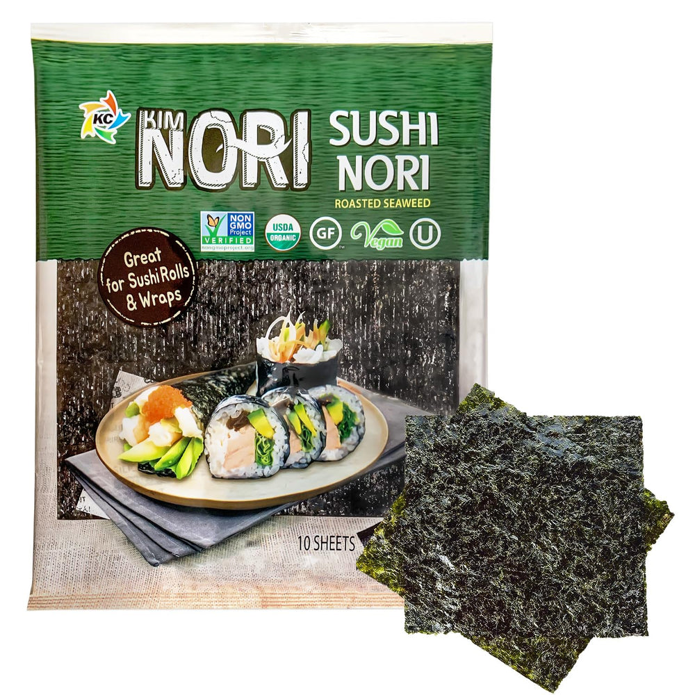US-made KIMNORI seaweed packaging ready to ship