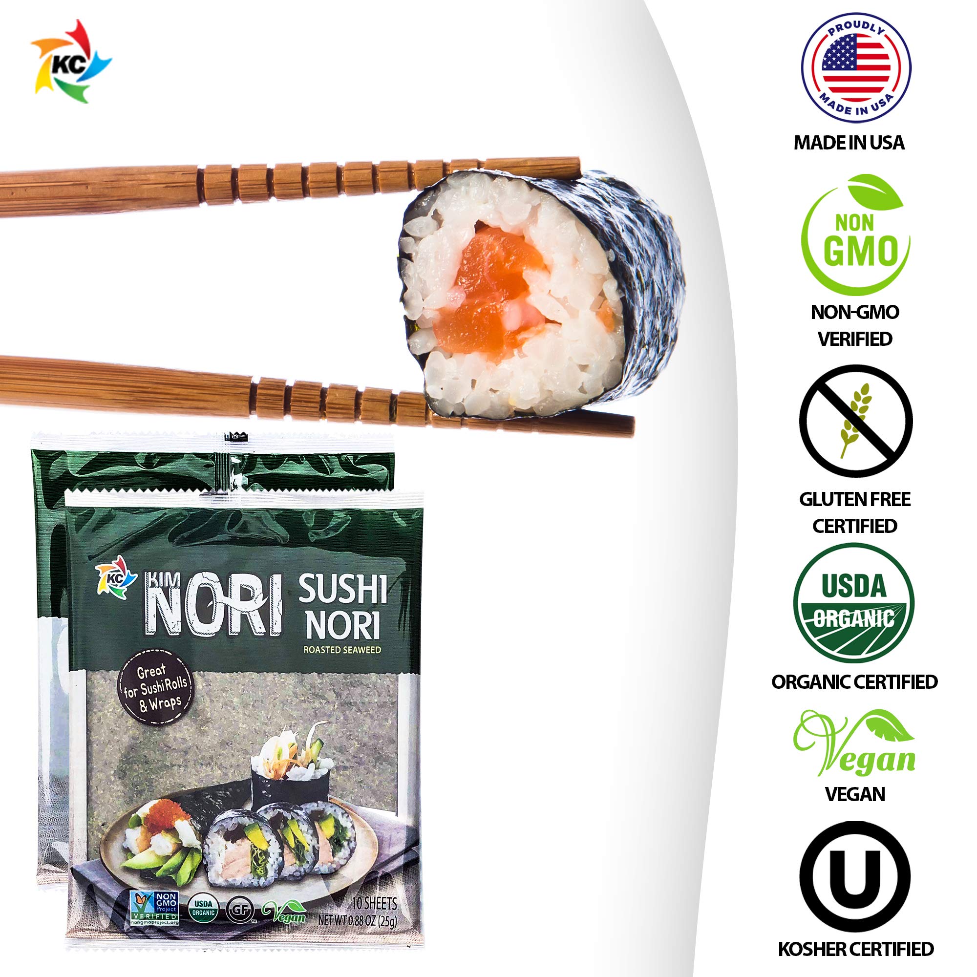 KIMNORI wraps with rice and fillings for quick meals