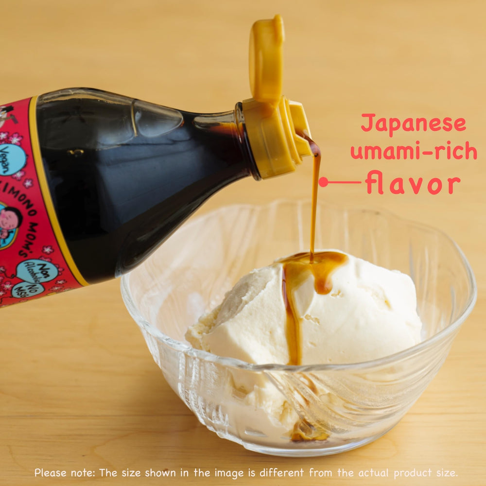 Kimono Mom UMAMI SAUCE kitchen-scene showing quick weeknight flavor