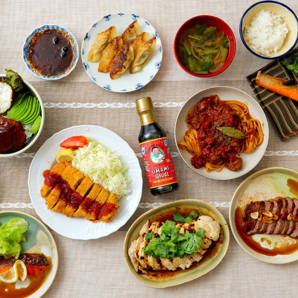 Kimono Mom UMAMI SAUCE marination bowl for flavor boosts