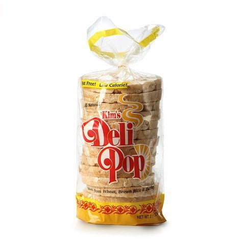 Kim's Magic Pop Deli Pop multigrain crisps bag — light, crisp texture for a snack.