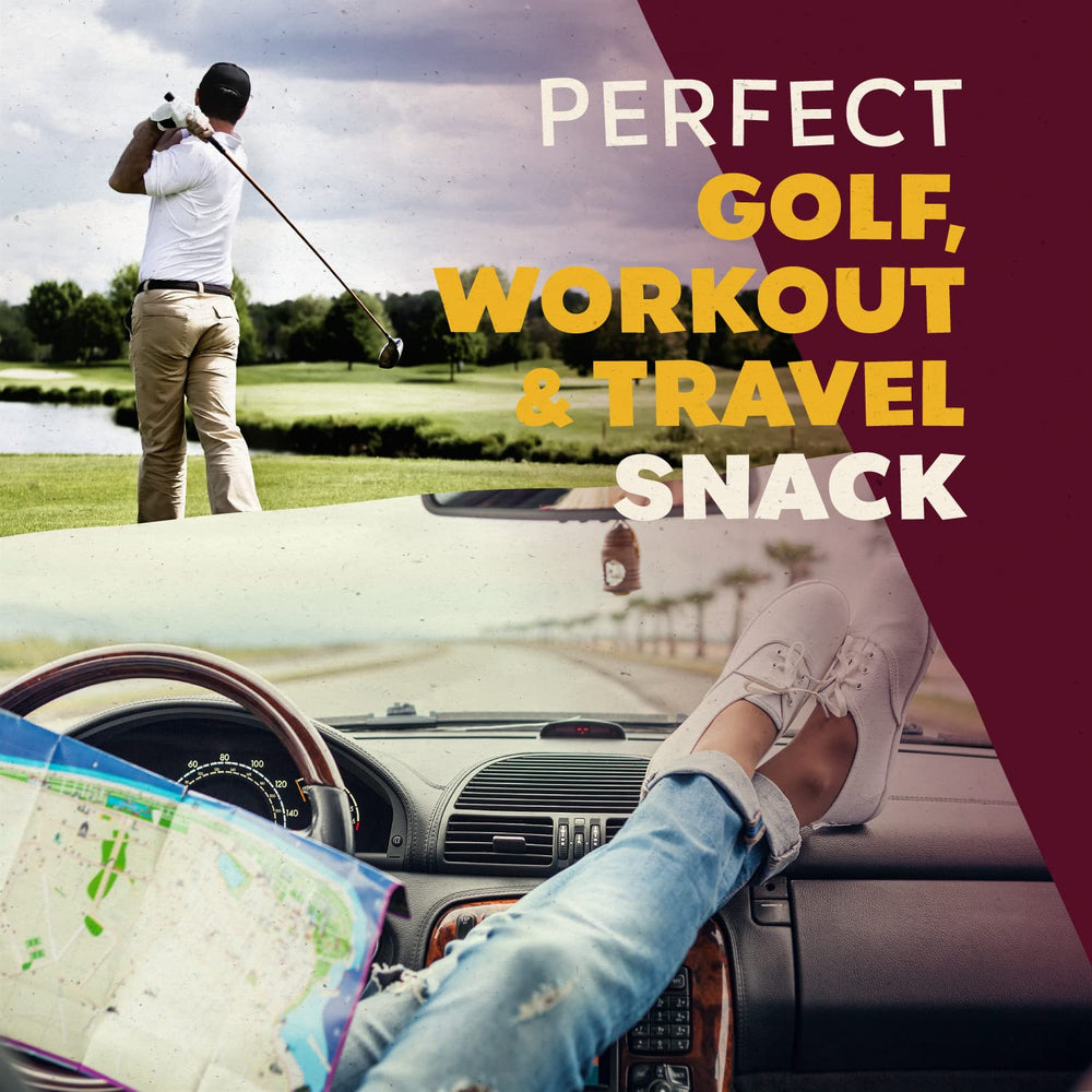 Gym bag-friendly KIM'S TABLE snack, ideal before workouts.