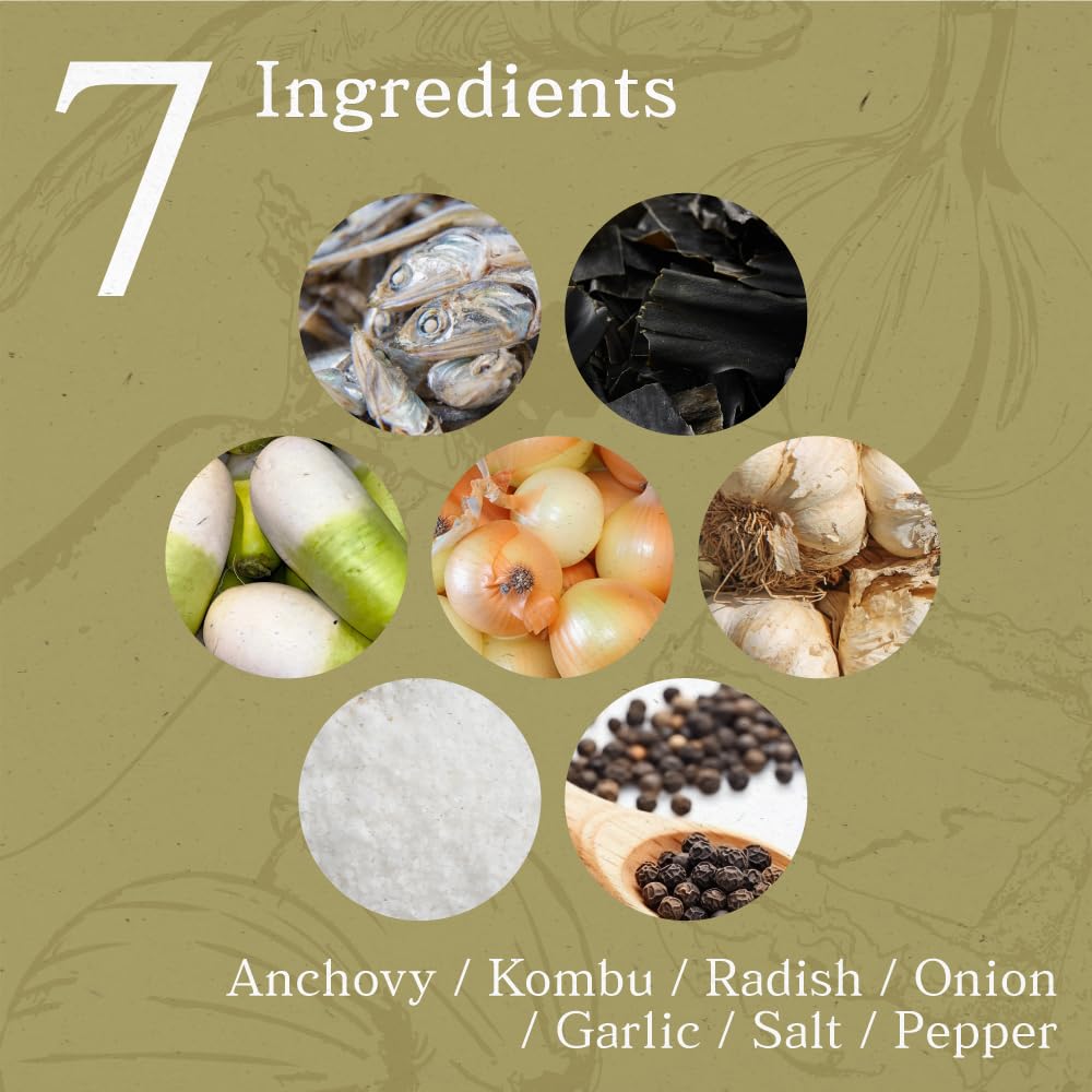 KIM'S TABLE anchovy broth packaging with 100 tablets per pack.