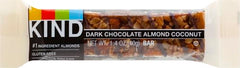 KIND almond coconut bar ingredients panel highlighting whole ingredients and honey binding