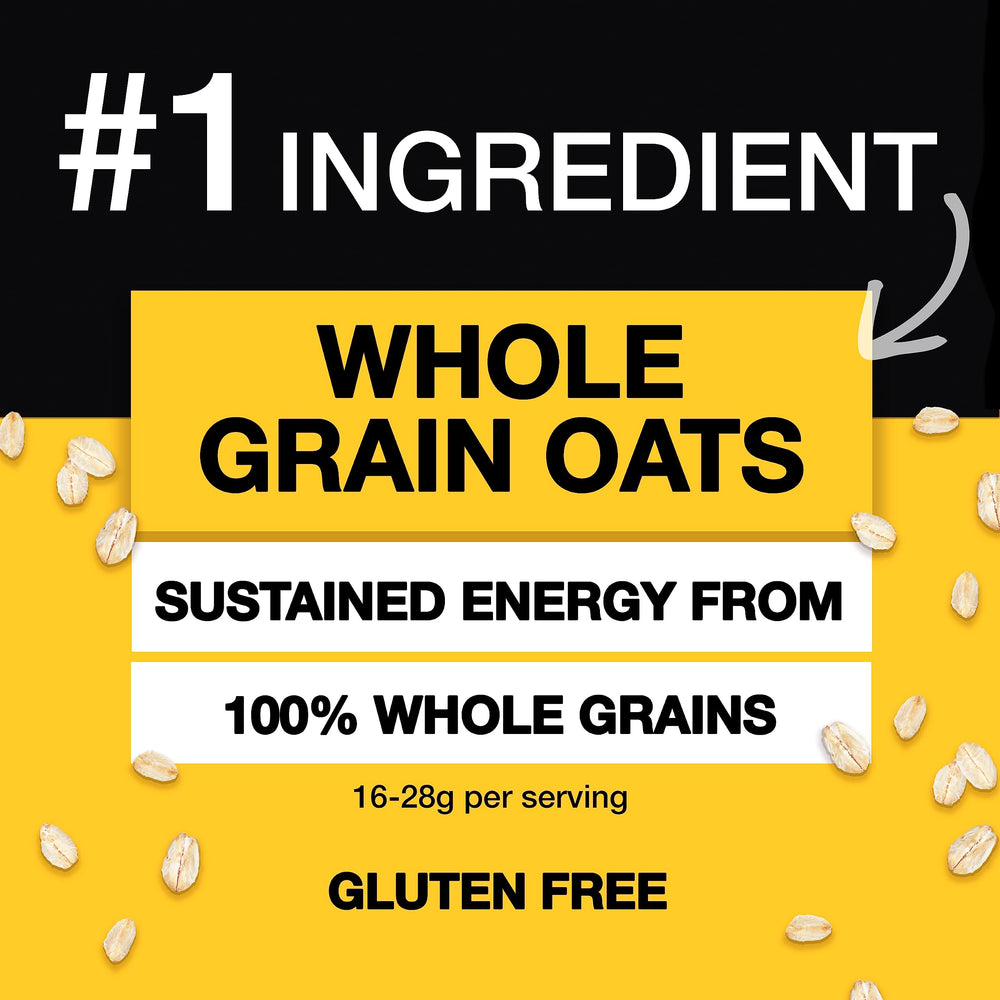 Five super grains visuals featuring oats, buckwheat, millet, amaranth, quinoa.