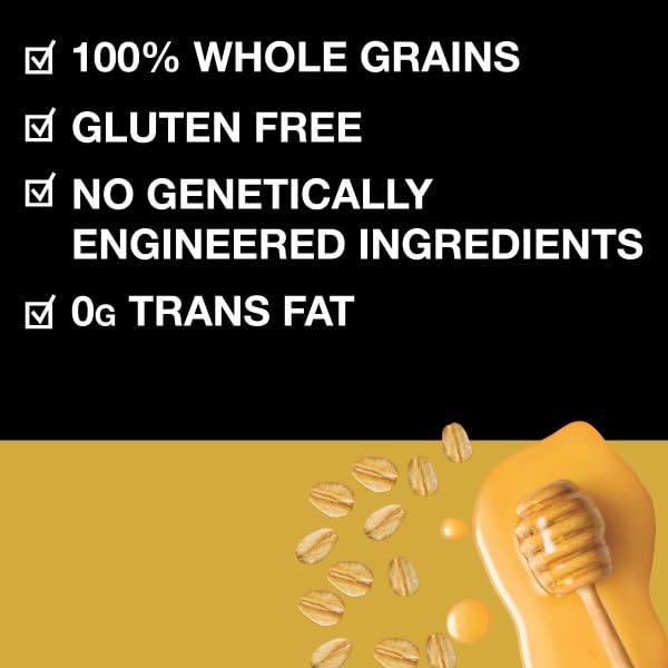 Nutrition facts panel of KIND Honey Oat bars for informed choices.