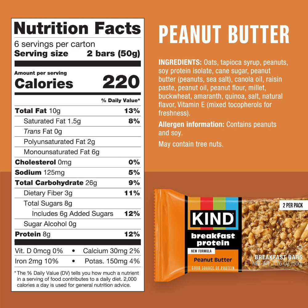 KIND Honey Oat bar close-up emphasizing chewy texture and grains.