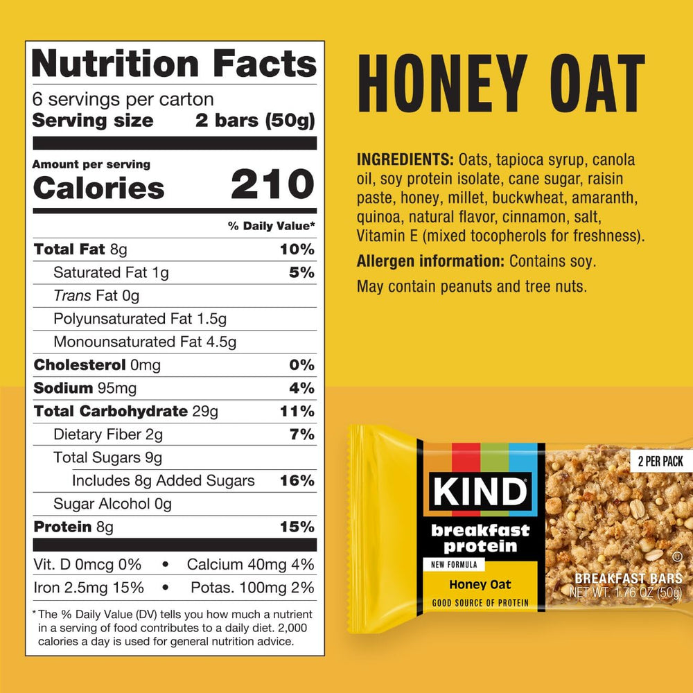 KIND Peanut Butter bar on-the-go shot for quick energizing snack.
