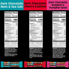 Kind dark chocolate cherry cashew bar with bright cherry notes.