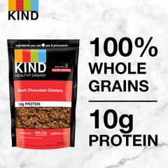 KIND gluten free snack with dark chocolate and cocoa for a satisfying bite