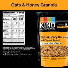 Kind Healthy Grains Granola gluten-free option with whole grains for mindful snacking.