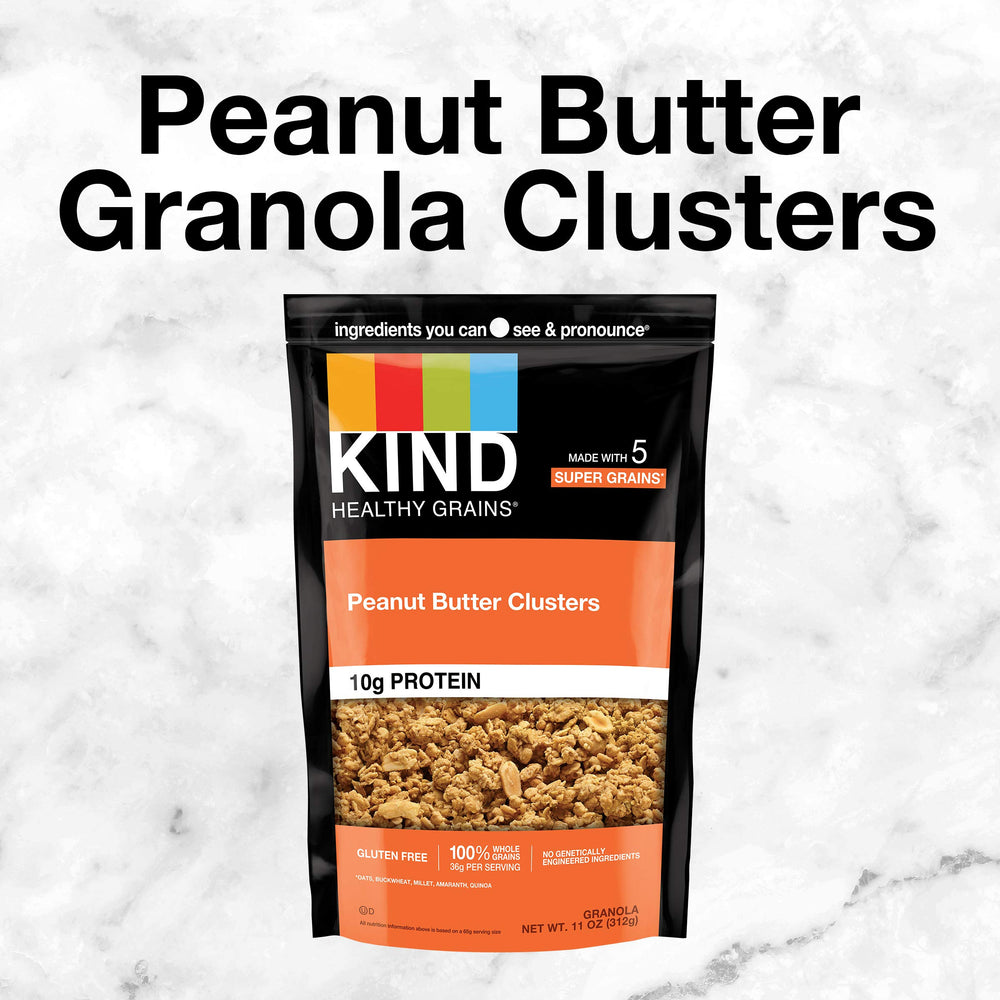 KIND Healthy Grains Granola in a yogurt bowl with fruit