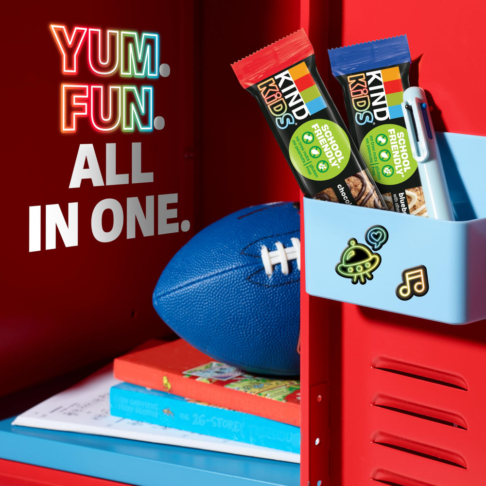 KIND Kids School-Friendly Snacks in lunchbox ready for classes and field trips