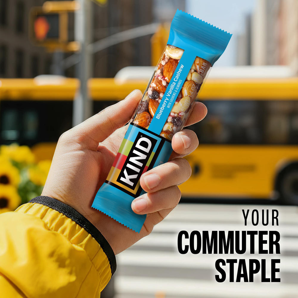 KIND low glycemic index snack bar for steady energy