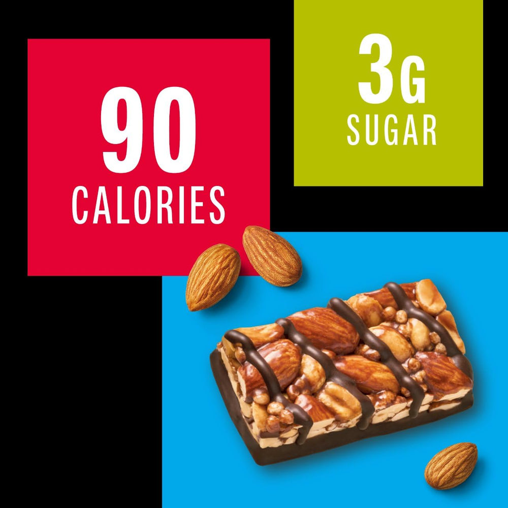 KIND Minis gluten-free nut bar ingredients photo, non-GMO and simple wholesome elements.